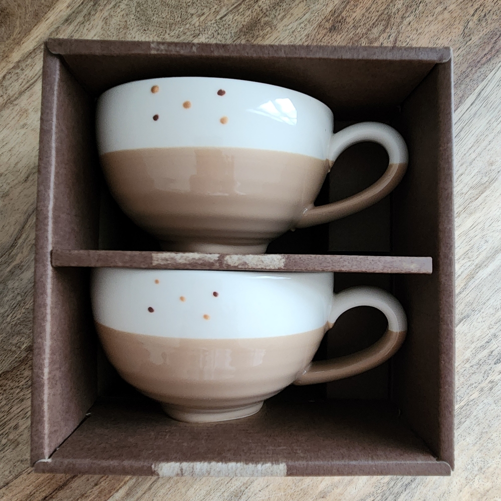 Natural Japan Ceramic Tea/Coffee Set - Picture 2 of 16
